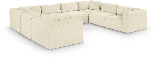 Shaggy - 8 Piece Modular U-Shaped Sectional