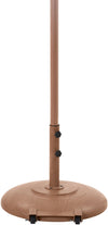 Fiji - Aluminum Patio Umbrella With Round Teak Base