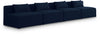 Cube - Linen Modular 4 Seat Armless Sofa