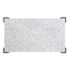 Hettie - Dining Table With Engineeed Stone Top - Engineered Stone Top & Brown