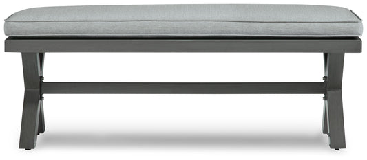 Elite Park - Bench With Cushion - Gray