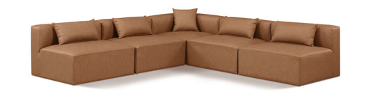 Cube - 5 Piece Modular Corner Armless Sectional