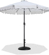 Amalfi - Patio Umbrella - Black Base / Black Pole