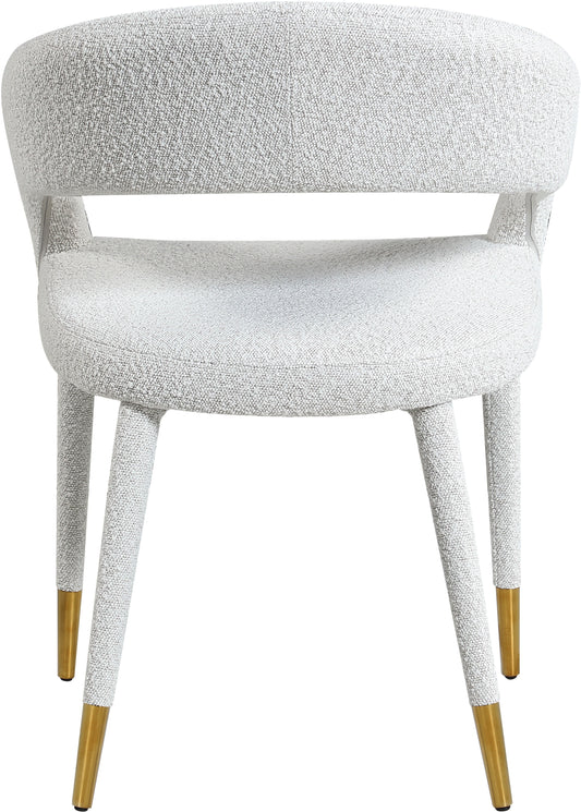 Destiny - Fabric Dining Chair - Cream