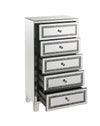 Noralie - Cabinet - Mirrored, Faux Diamonds