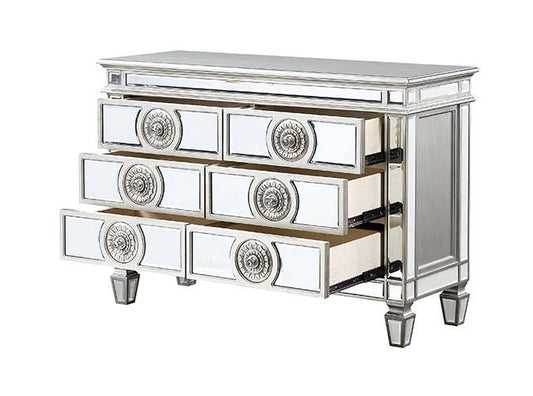 Varian - 34" Server - Mirrored & Antique Platinum