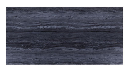 Nasir - Dining Table - Gray Printed Faux Marble Top & Mirrored Silver