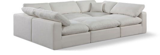 Comfy - 6 Piece Linen Sectional