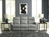Gauntlet - Reclining Sofa - Sterling