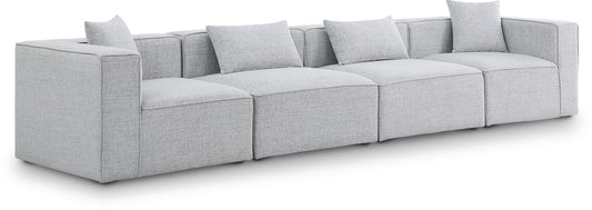 Cube - Linen Modular 4 Seat Sofa