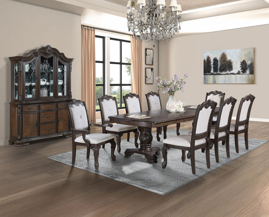Kiera - Dining Room Set - Cherry Brown