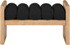 Waverly - Bench With Natural Frame