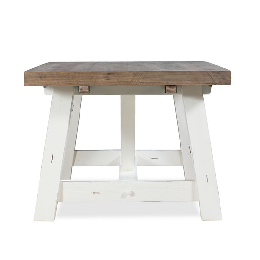 Chester - Dining Table 78" - Distressed White