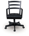 Wildenauer - Home Office Swivel Desk Chair - Brown / Black