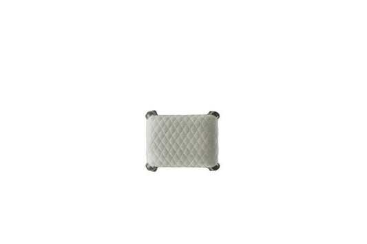 House Delphine - Stool - Ivory Fabric & Charcoal