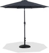 Fiji - Aluminum Patio Umbrella With Round Black Base