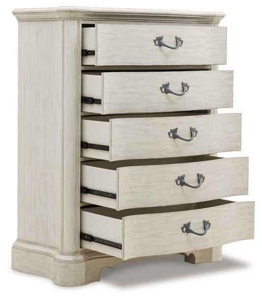 Arlendyne - Five Drawer Chest - Antique White