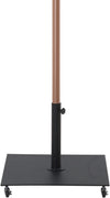 Amalfi - Aluminum Patio Umbrella - Black Base / Light Brown Pole