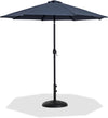 Fiji - Aluminum Patio Umbrella With Round Black Base