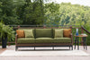Horizon Hall - Sofa With Cushion - Brown / Green