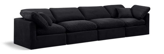 Indulge - Velvet 4 Seat Modular Sofa