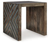 Dreggan - Square End Table - Brown