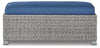 Naples Beach - Bench with Cushion - Light Gray