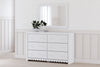 Mollviney - Dresser And Mirror - White
