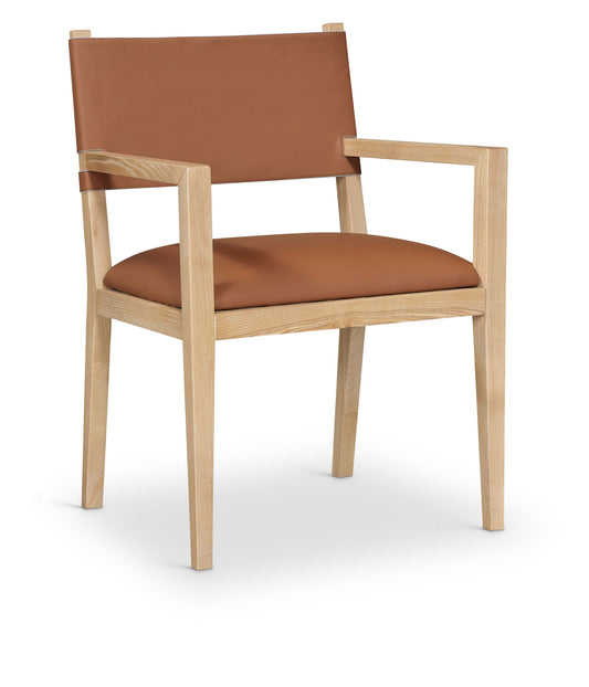 Avon - Vegan Leather Dining Arm Chair