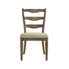 Parfield - Side Chair (Set of 2) - Fabric & Weathered Oak