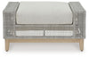 Seton Creek - Ottoman With Cushion - Gray