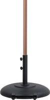 Amalfi - Patio Umbrella - Black Base / Light Brown Pole