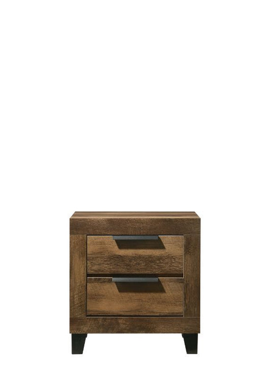 Morales - Nightstand - Rustic Oak