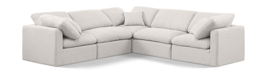 Indulge - Linen 5 Piece Modular Corner Sectional