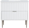 Modernist - Bathroom Vanity With Chrome Legs