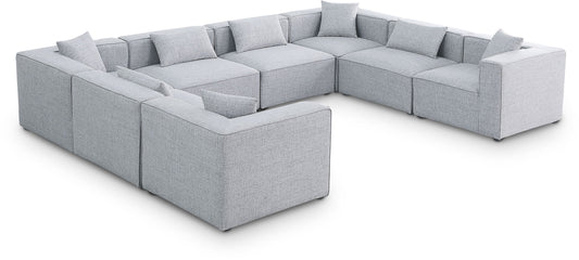 Cube - Linen 8 Piece Modular Sectional