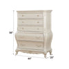 Chantelle - Chest - Pearl White Finish