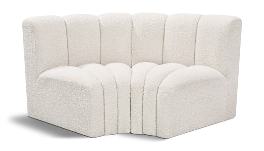 Arc - Boucle Fabric 2 Piece Modular Sofa