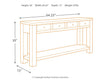Gavelston - Sofa Table - Black
