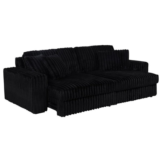 Jacana - Corduroy Upholstered Dual Power Chaise Sofa