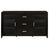 Lewes - 4 Piece TV Entertainment Center - Cappuccino