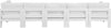 Nizuc - Outdoor Patio 5 Seat Modular Sofa With White Frame