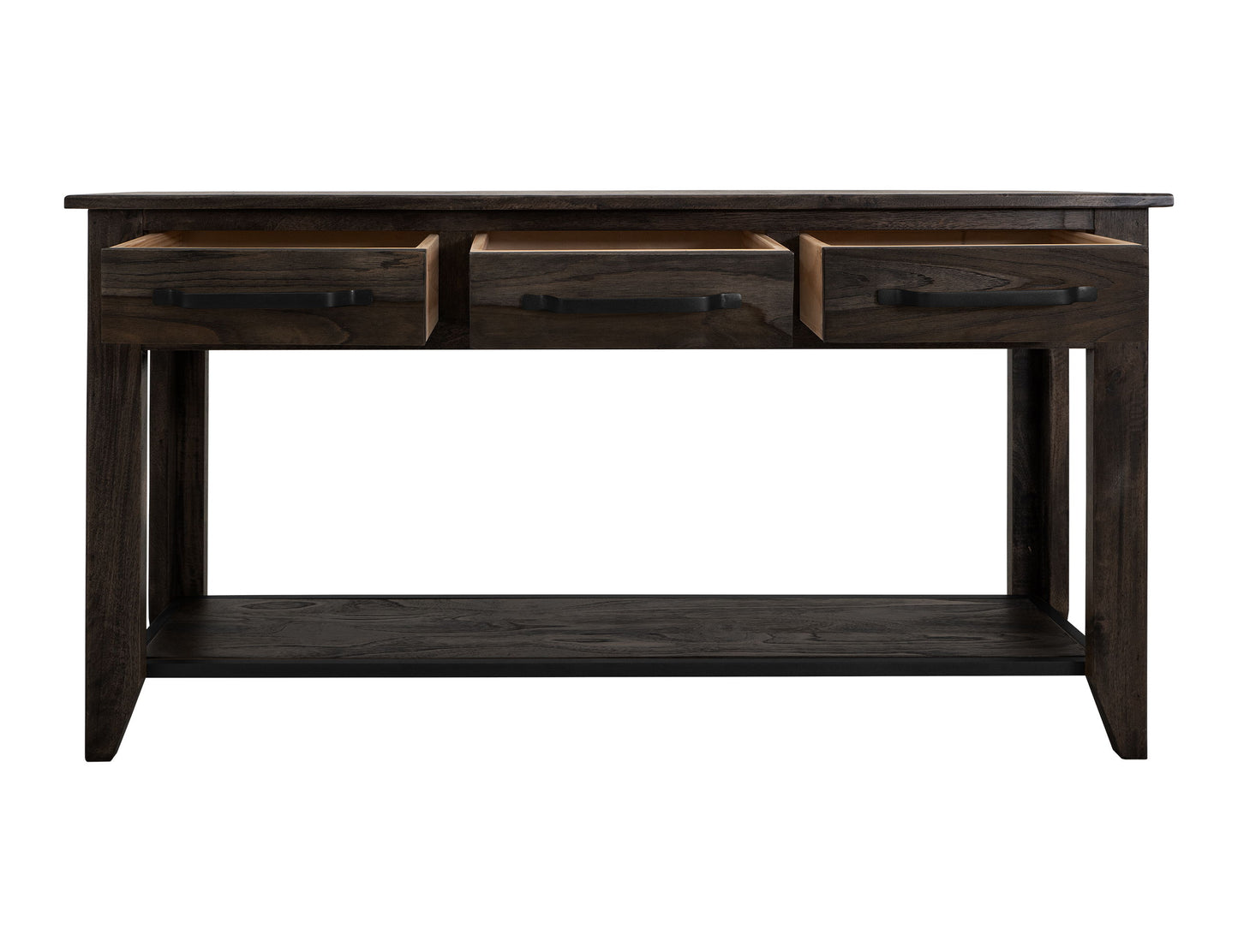 Teak - Sofa Table - Oil Black