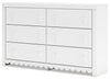 Mollviney - Six Drawer Dresser - White