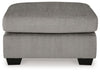 Lanelly - Oversized Accent Ottoman - Alloy