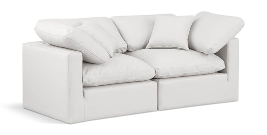 Indulge - Faux Leather 2 Seat Modular Sofa
