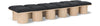 Pavilion - 12 Piece Modular Bench With Natural Base