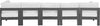 Nizuc - Outdoor Patio 5 Seat Modular Sofa With Gray Frame