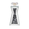 Nowles - 11" Candle Holder (Set of 2) - Mirrored, Faux Diamonds