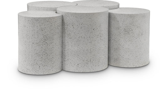 Dimple - 20" 5 Piece Modular Coffee Table - Terazzo Finish